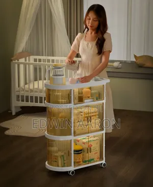 Baby Foldable Storage Trolley