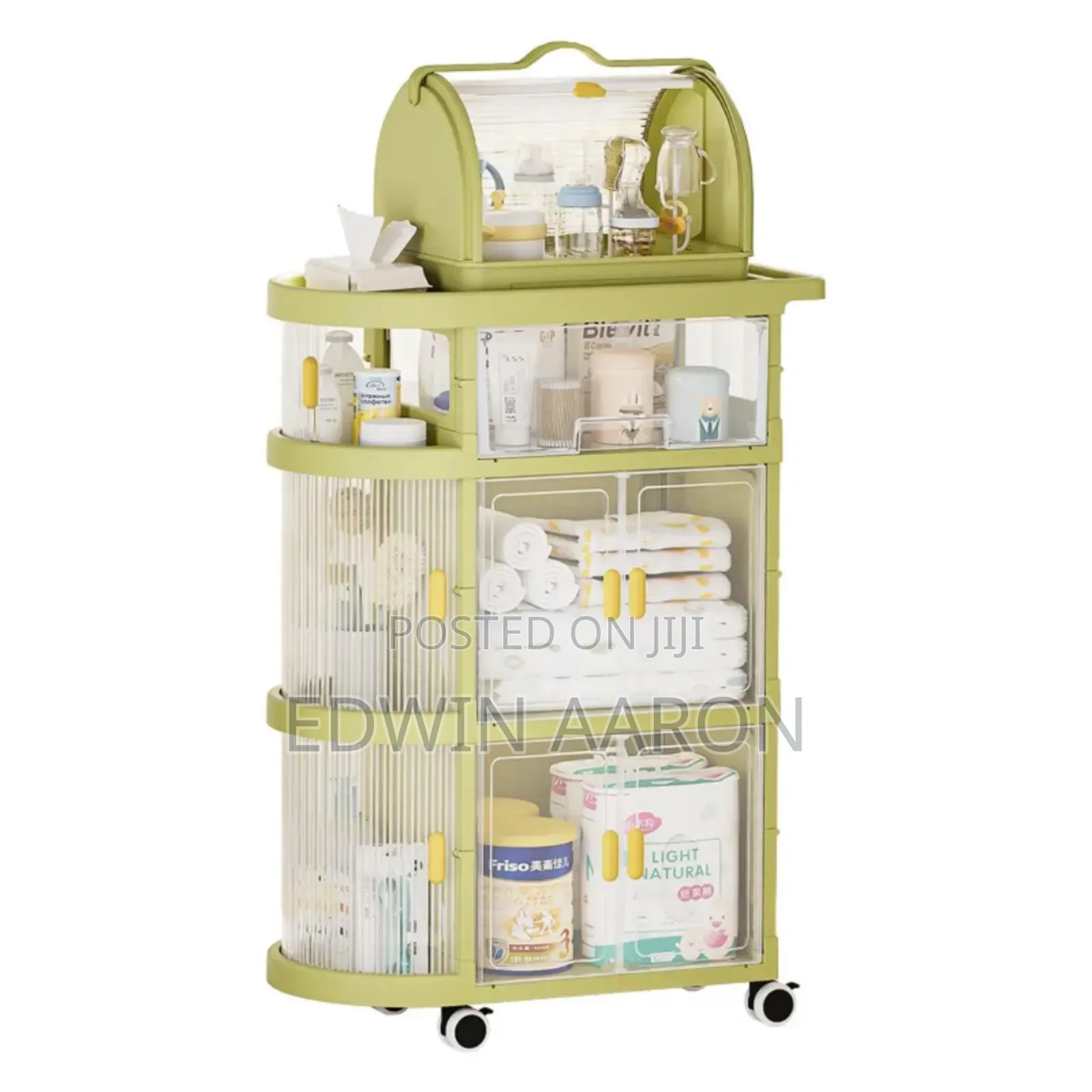 Baby Foldable Storage Trolley