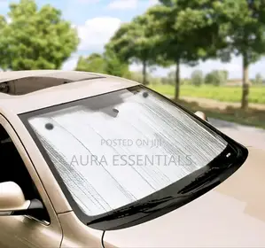 Premium Quality Accordion Metallic Reflective Car Sun Shade