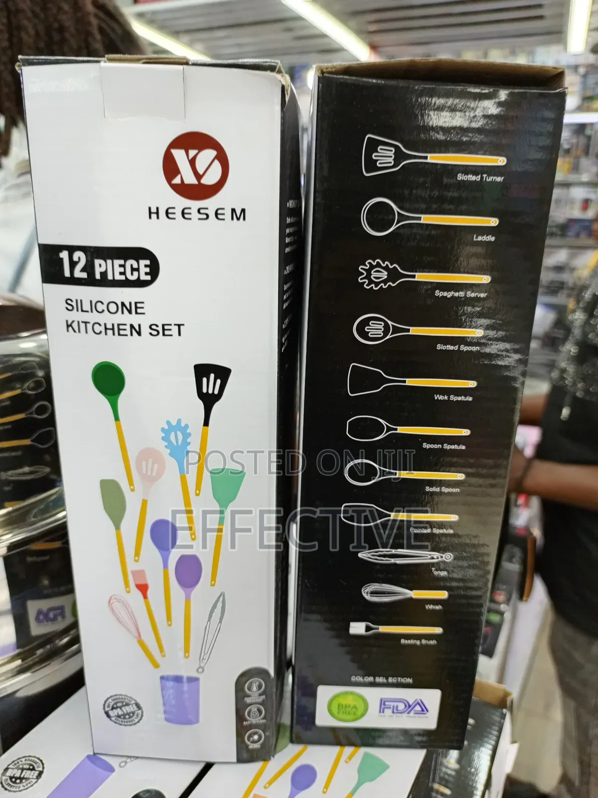 Heesem 12 Piece Silicone Kitchen Set.