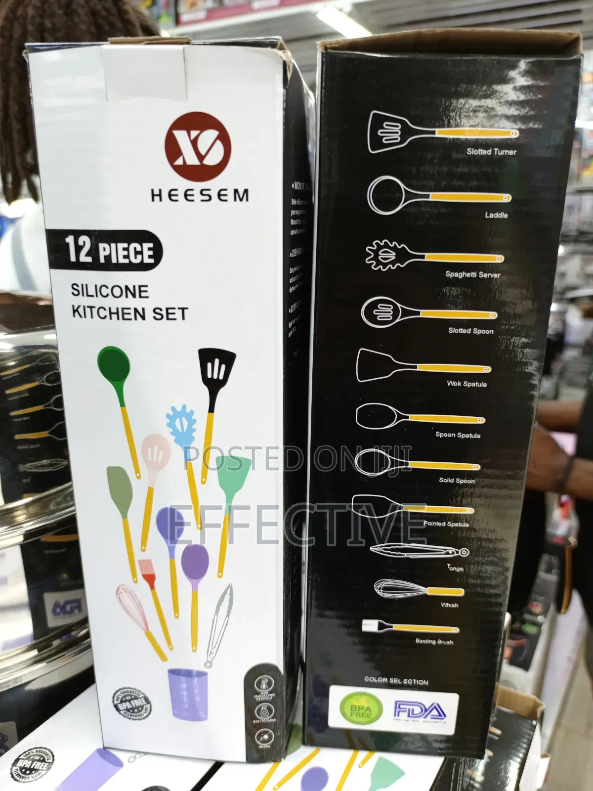 Heesem 12 Piece Silicone Kitchen Set.