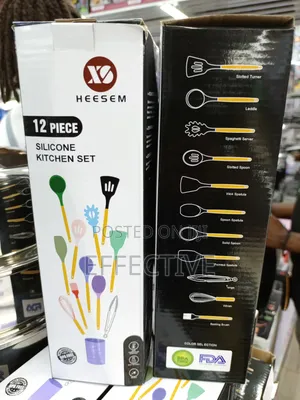 Heesem 12 Piece Silicone Kitchen Set.