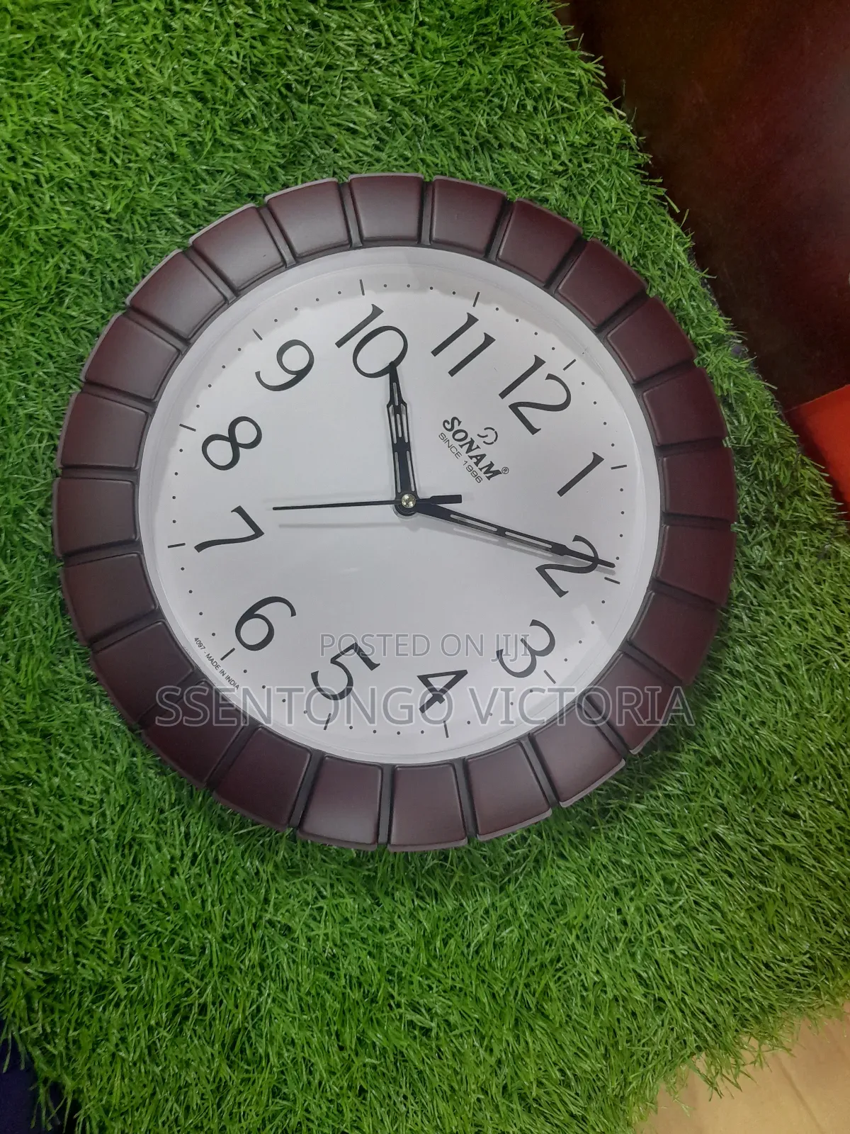 Brown Indian Wall Clock