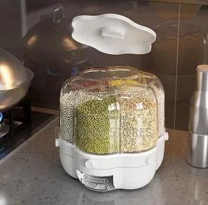 360-Degree Rotating Grain and Rice Dispenser