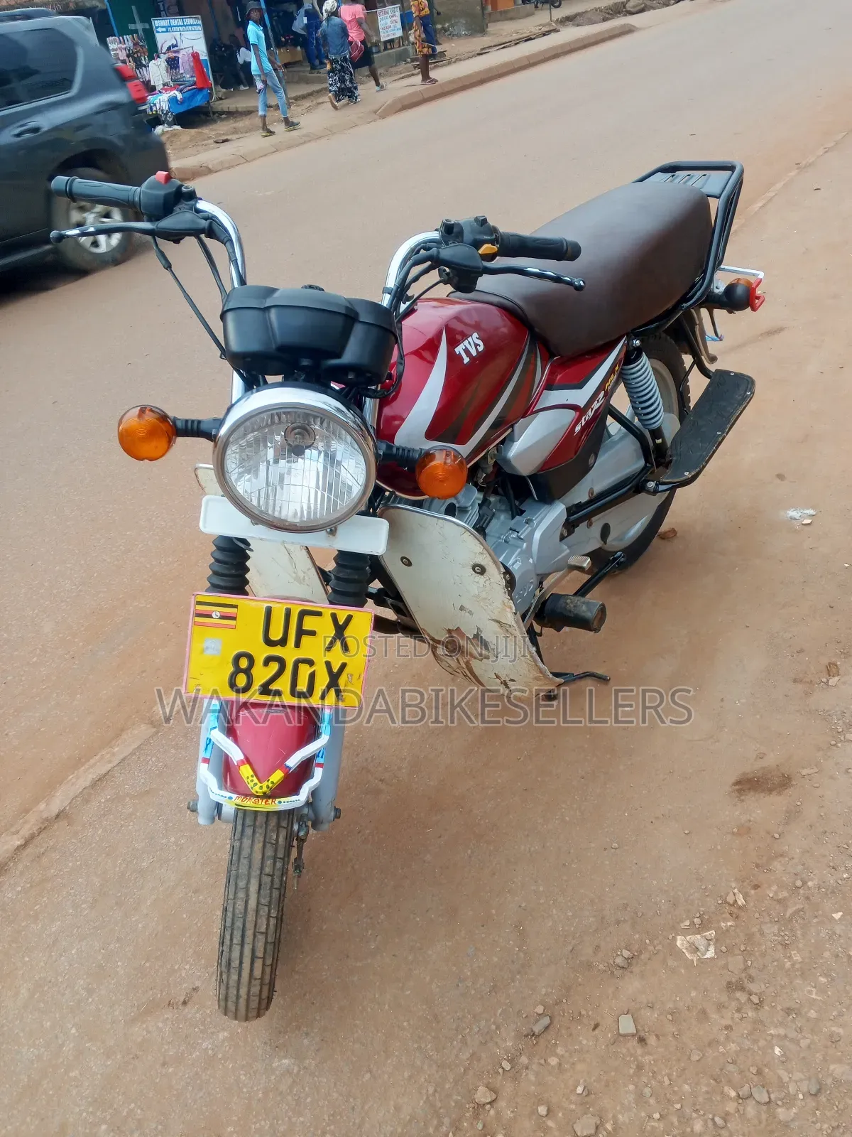 TVS HLX 125 2023 Red