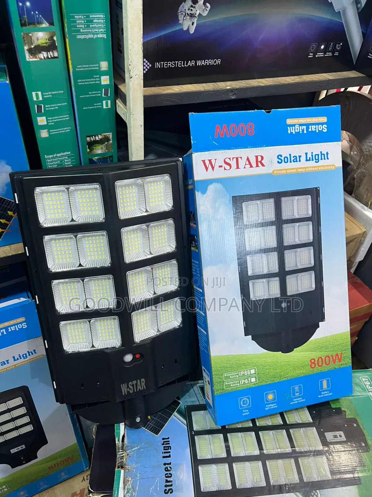 800w W-Star Solar Street Light