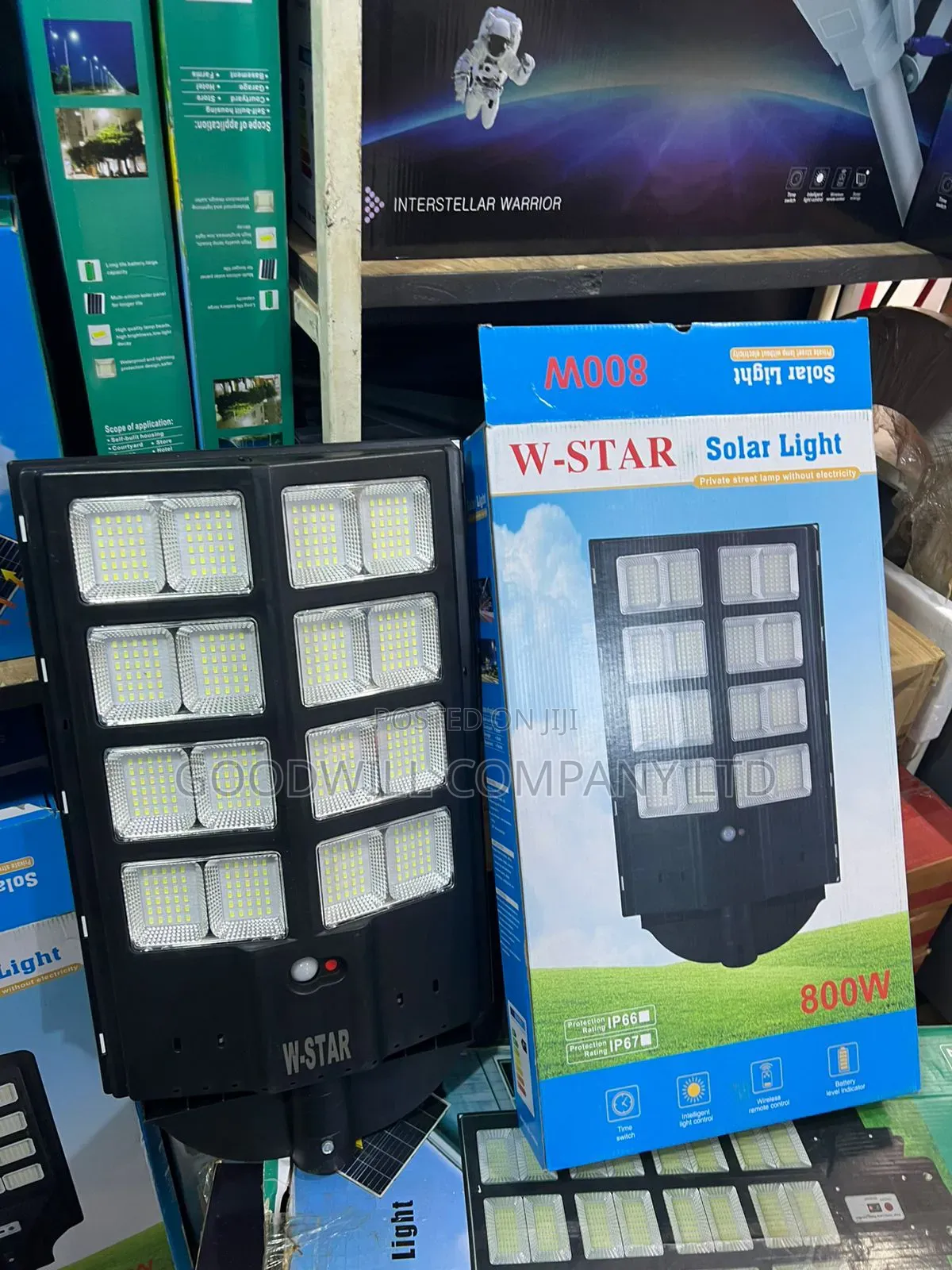800w W-Star Solar Street Light