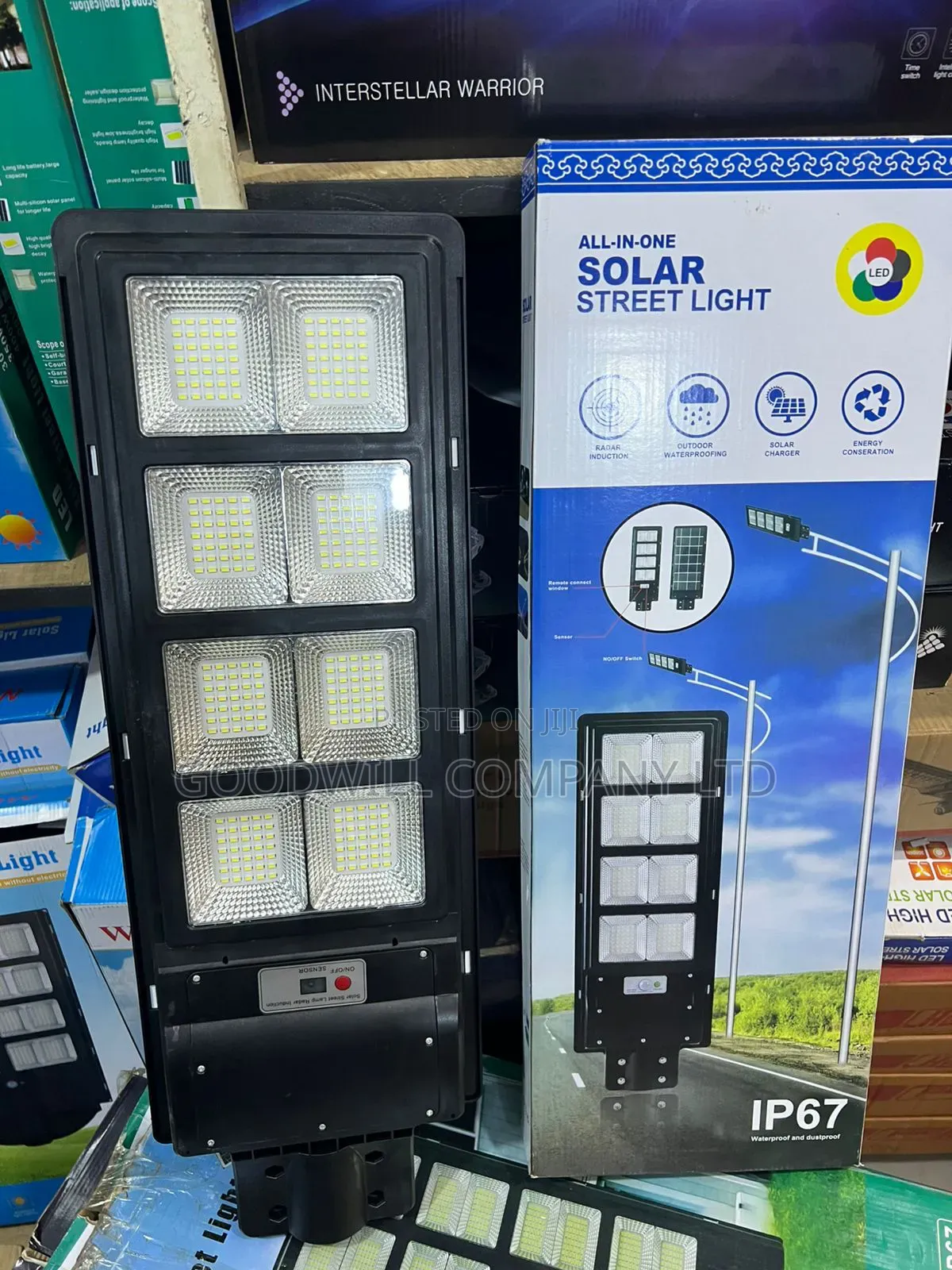 500w W-Star Solar Street Light