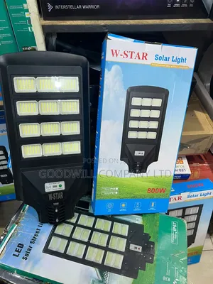 800w Interstellar Warrior Solar Street Light