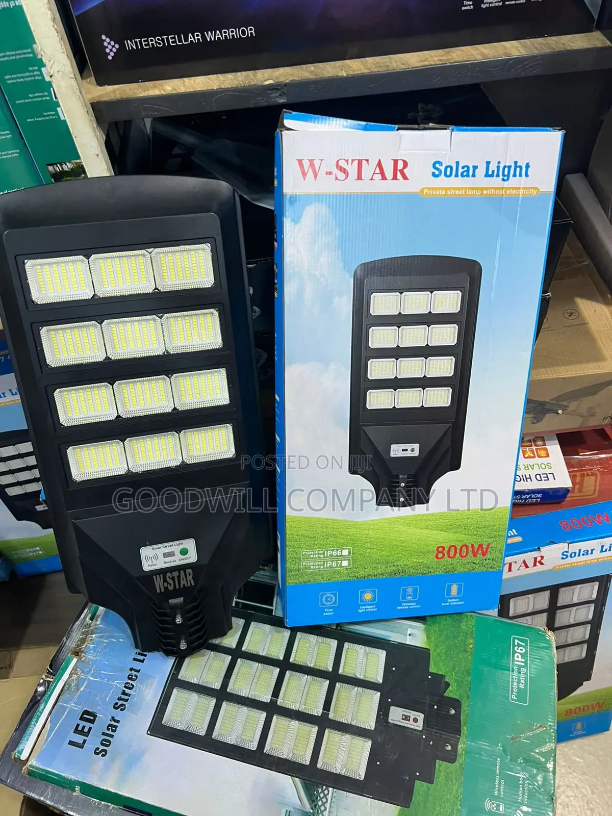 800w Interstellar Warrior Solar Street Light