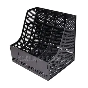 Durable Plastic Mesh 4 Tier Magazine Frame Rack