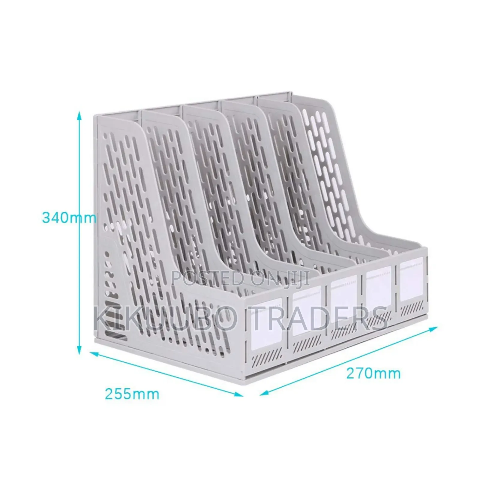 Durable Plastic Mesh 4 Tier Magazine Frame Rack