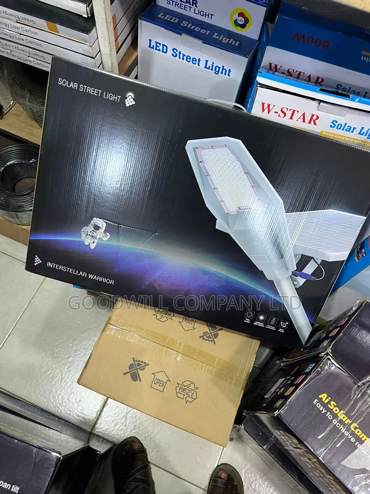 300w W-Star Solar Street Light With Separate Solar Panel