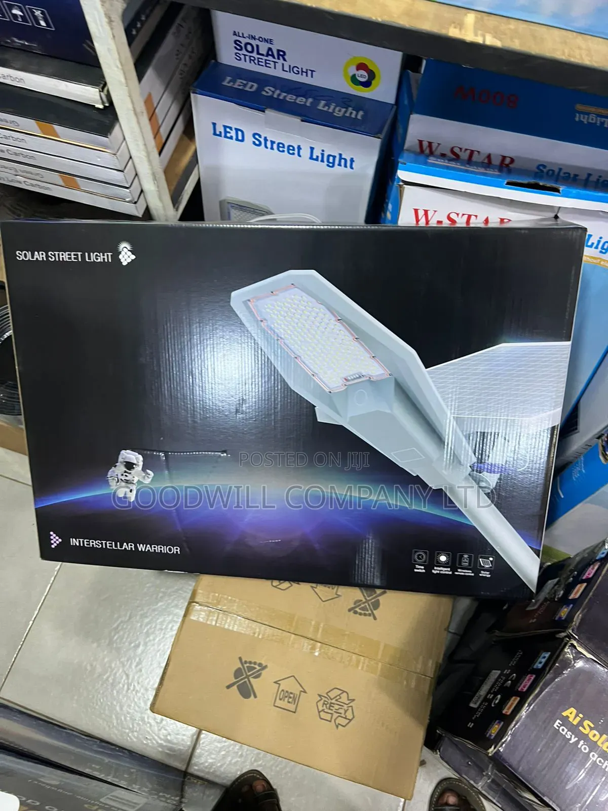 300w W-Star Solar Street Light With Separate Solar Panel