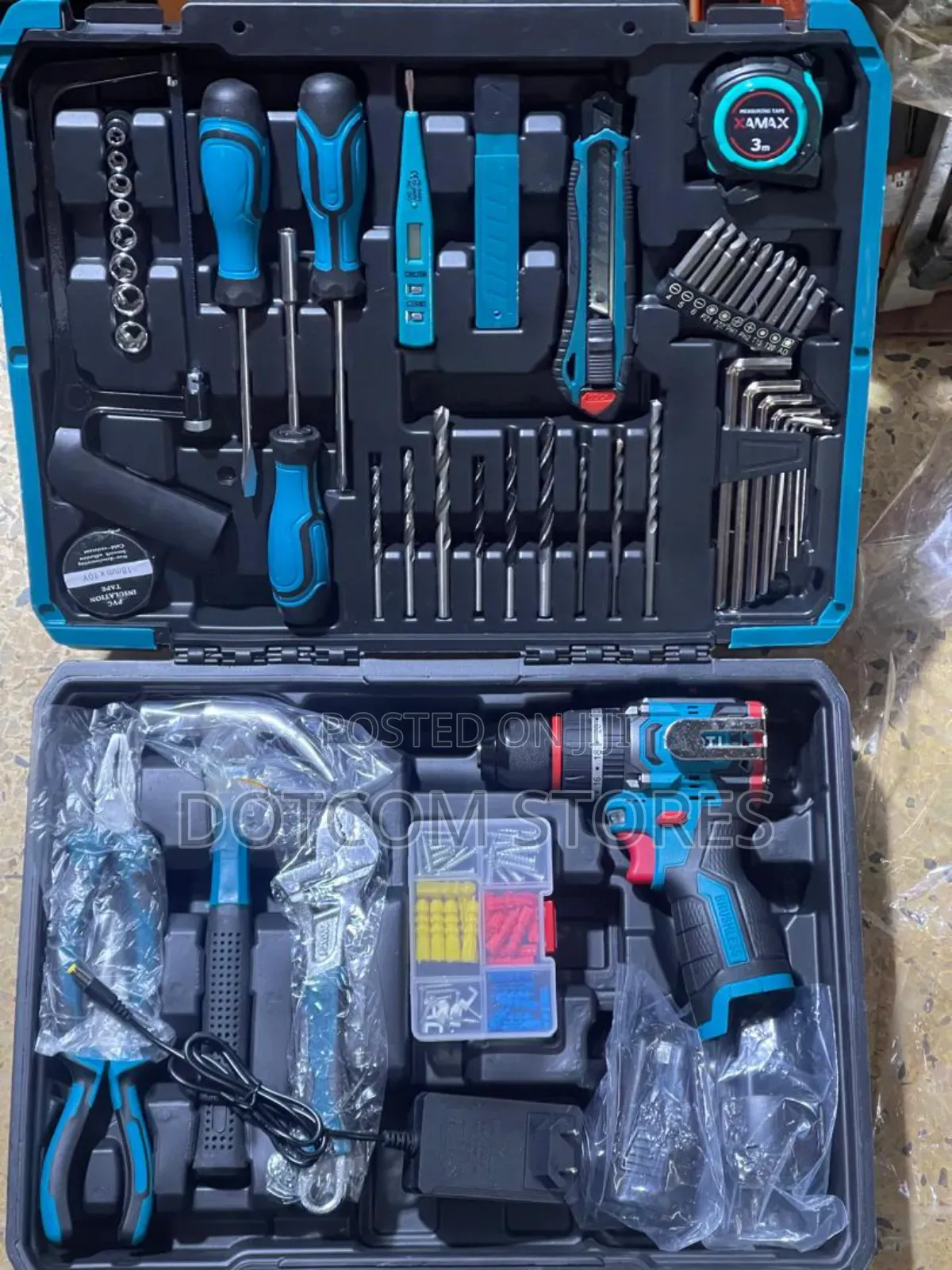 Cordless Drill With Tool Set