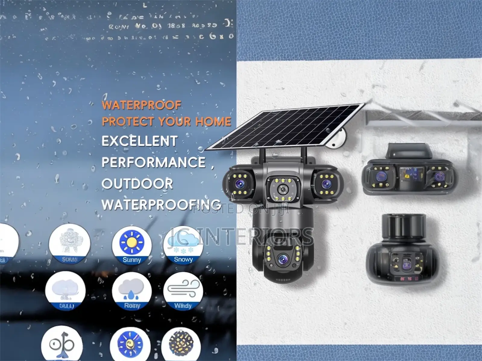3 in 1 V380 Intelligent Solar Camera