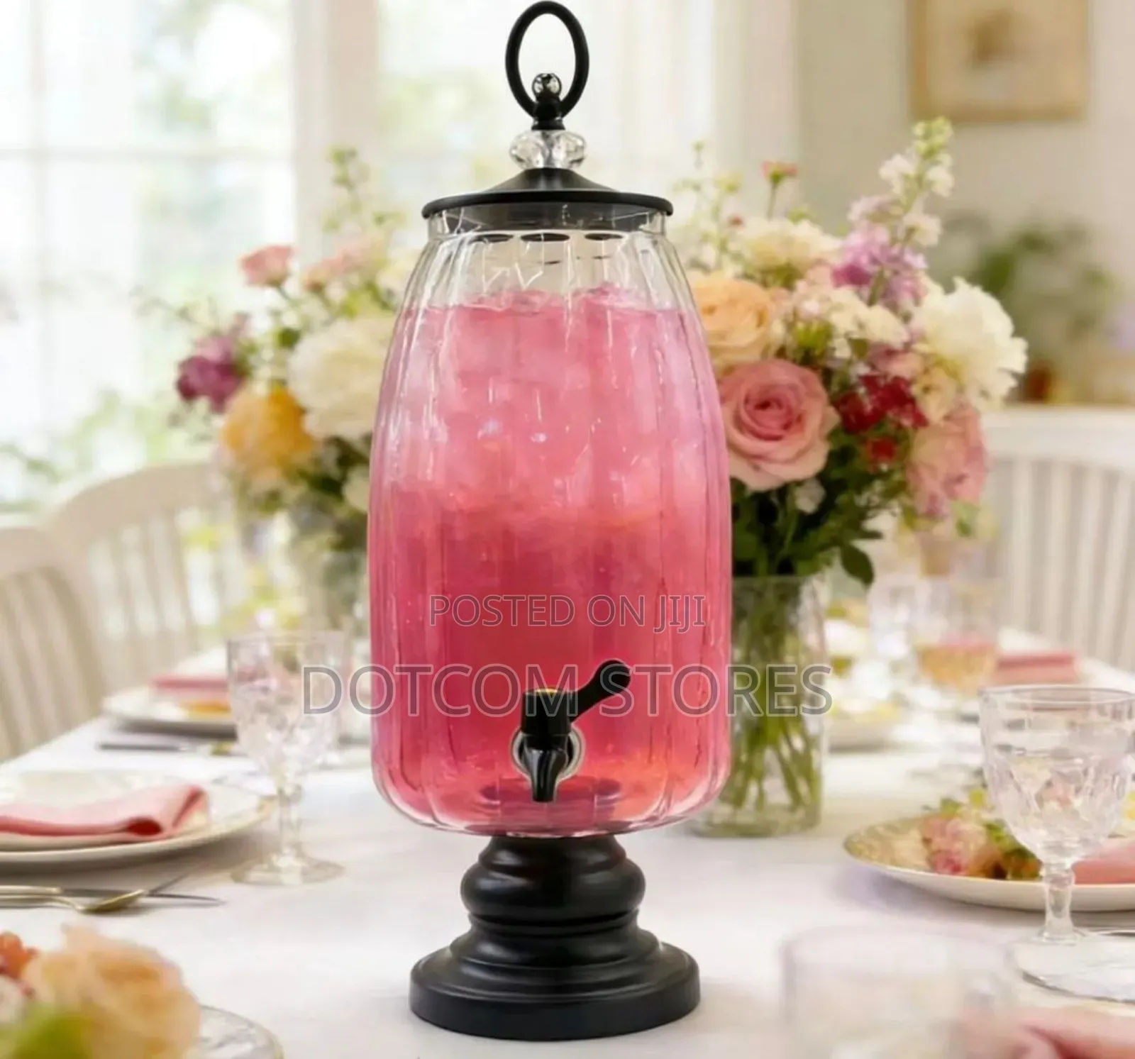 Glass Juice Dispenser