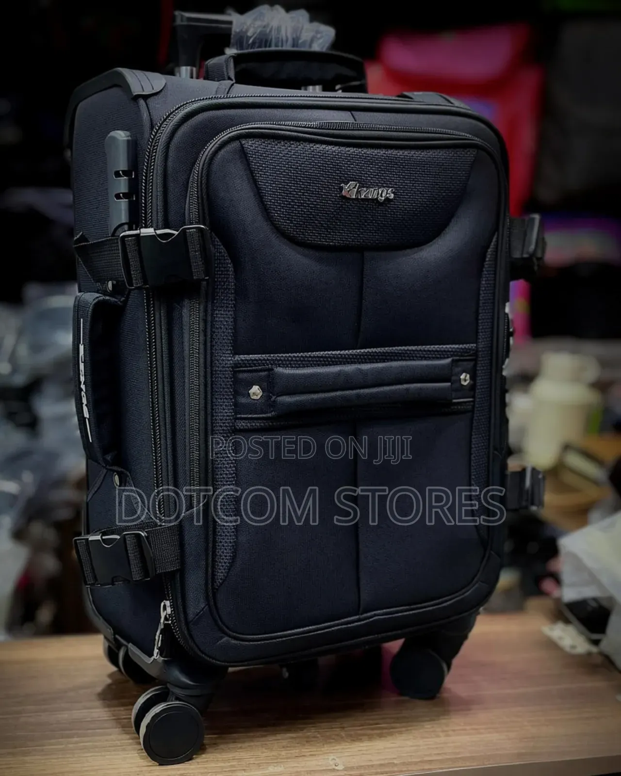 Soft-Sided Trolley Suitcase,