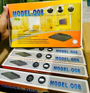 Q08 Model Wall-Mount Bracket and Shelf Designed for Media Devices.