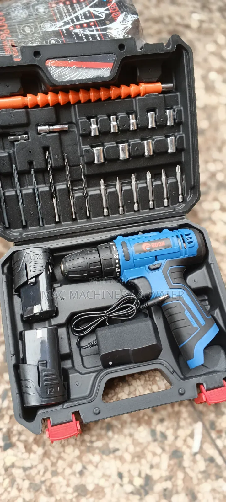 Cordless/ Battery Drill Kit Set 12v Edon