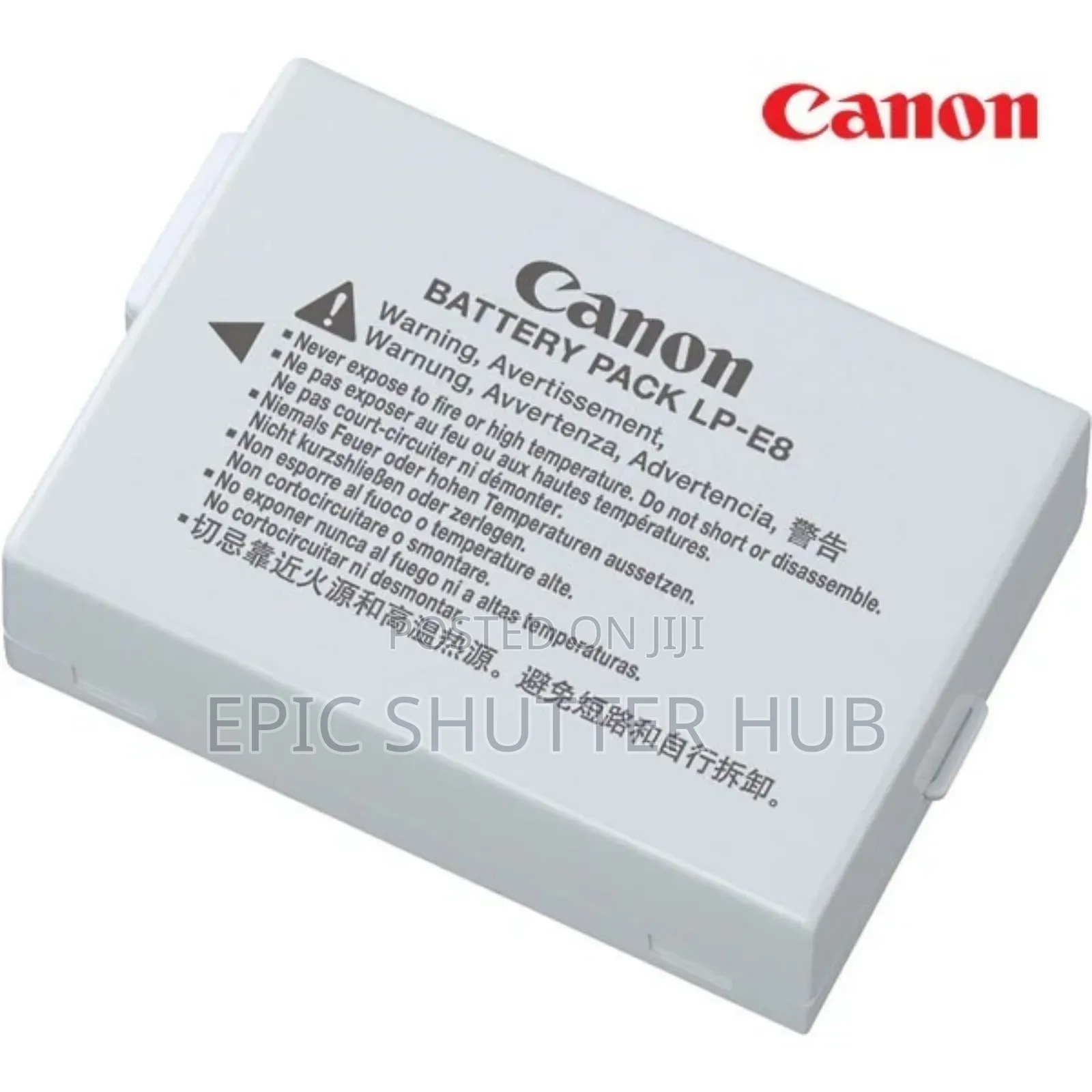Canon Lp-E8 Rechargeable Lithium-Ion Battery Pack (7.2v, 1120mah)