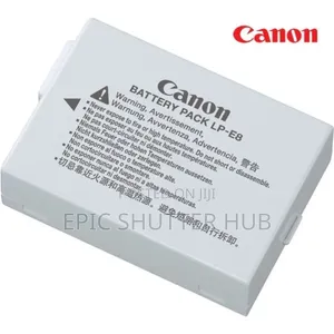 Canon Lp-E8 Rechargeable Lithium-Ion Battery Pack (7.2v, 1120mah)