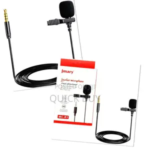 Jmary Mc-R1 Is a Wired Lavalier Lapel Microphone