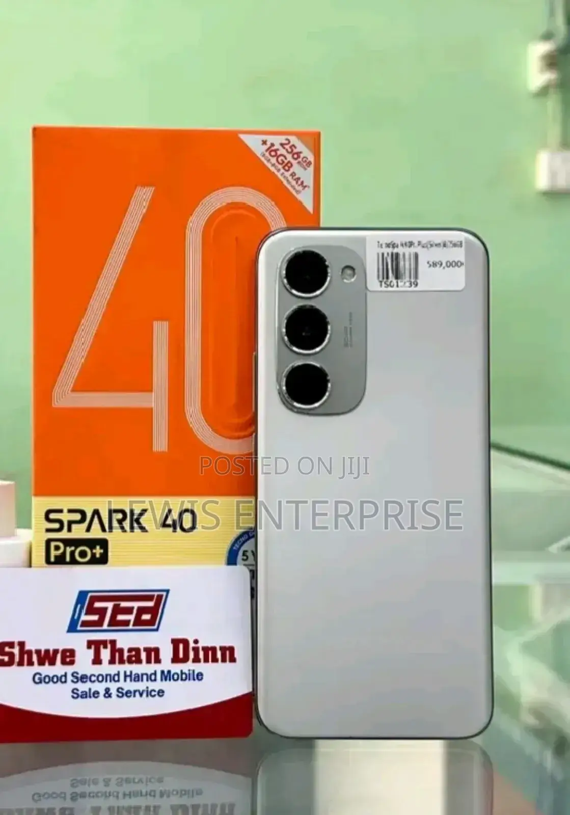 New Tecno Spark 40 Pro+ 256 GB Gray
