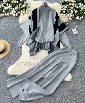 Ladies 3pc Knitted Set