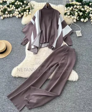 Ladies 3pc Knitted Set