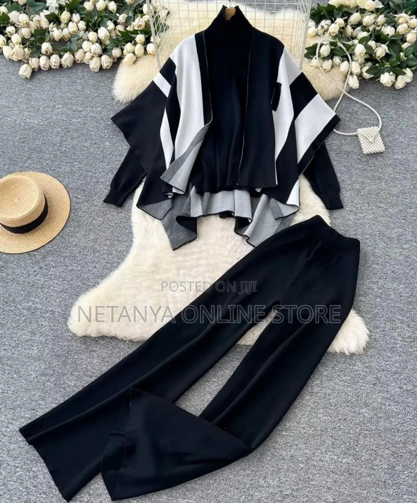 Ladies 3pc Knitted Set