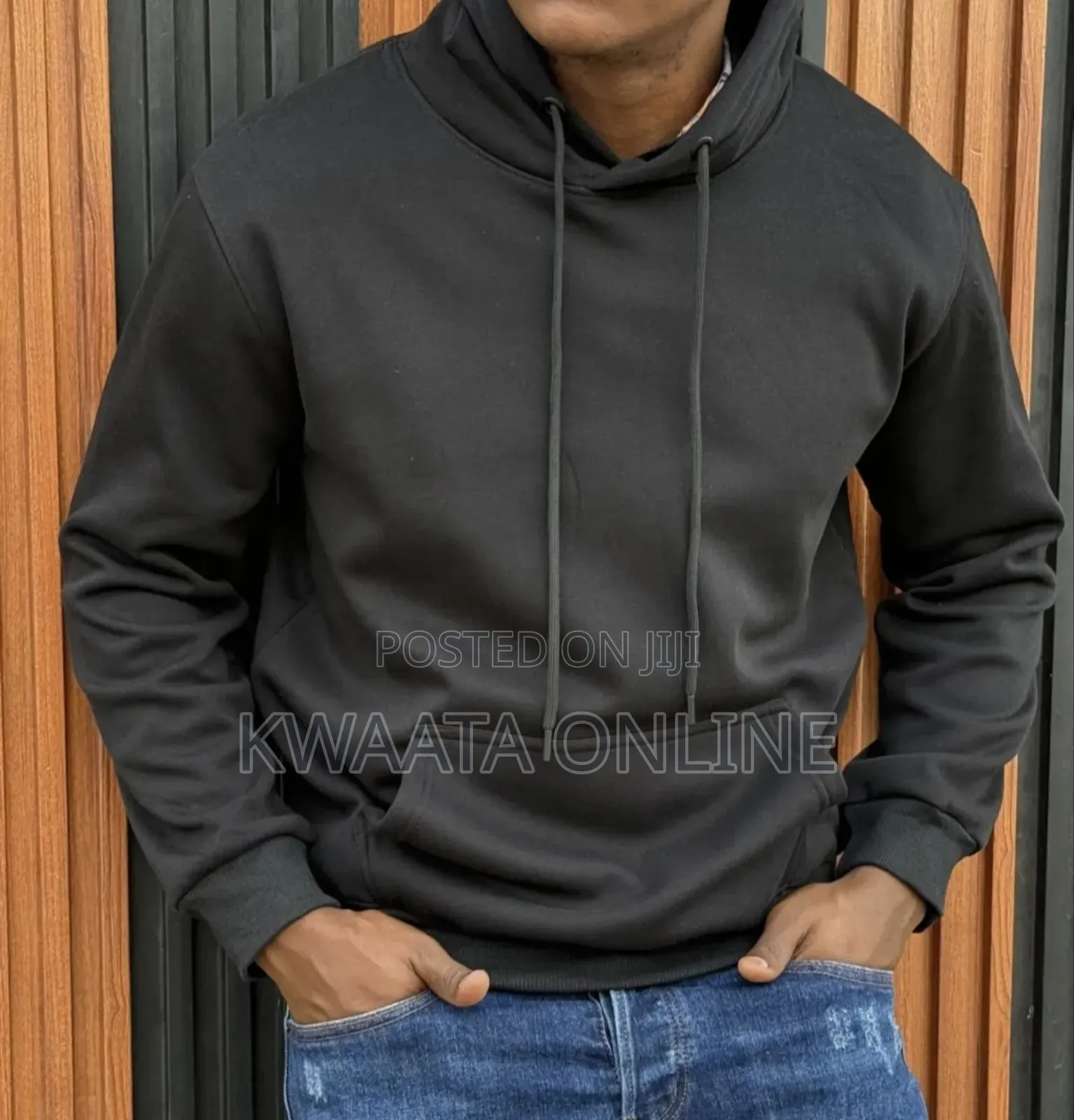 All Colors-Hooded Collar Drawstring Hoodies Pullover Cotton Jumpers