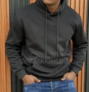 All Colors-Hooded Collar Drawstring Hoodies Pullover Cotton Jumpers