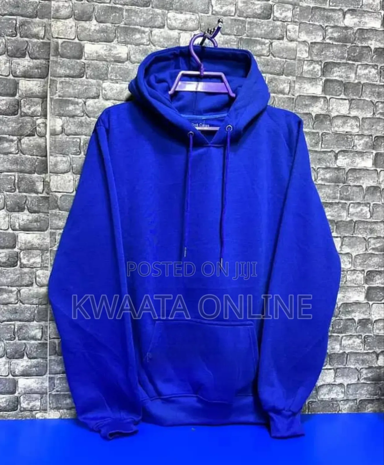 All Colors-Hooded Collar Drawstring Hoodies Pullover Cotton Jumpers