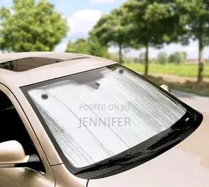 Premium Quality Accordion Metallic Reflective Car Sun Shade