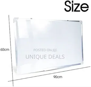 Portable Magnetic Board Whiteboard 90x60cm Marker Eraser