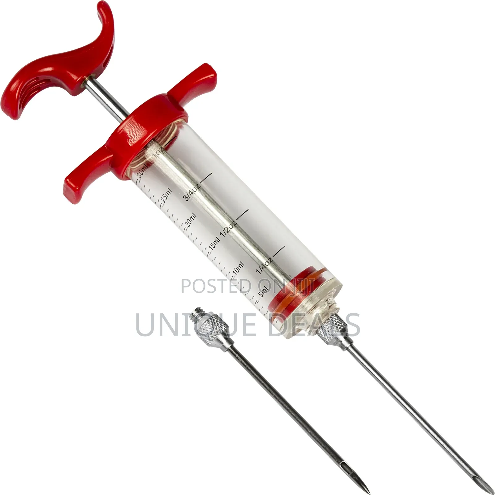 Meat Injector, 1-Oz Plastic BBQ Marinade Injector Kit,