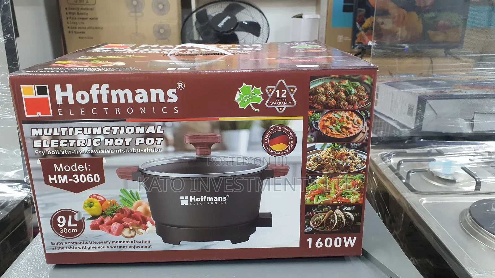 Electric Hot Pot 9l -Rice Cooker