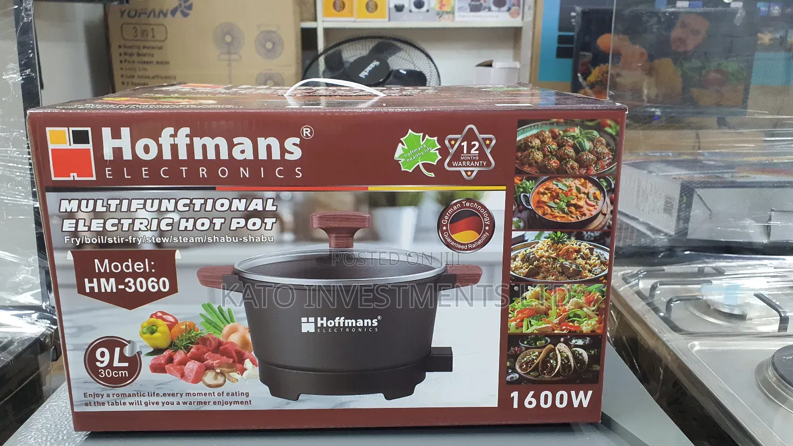 Electric Hot Pot 9l -Rice Cooker
