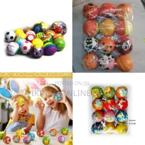 12 PCS Sponge Foam Stress Balls Bulk Squeeze Foam Hand Exercise Balls