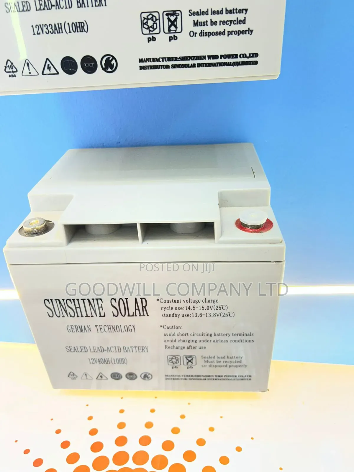 40ah Sunshine Battery