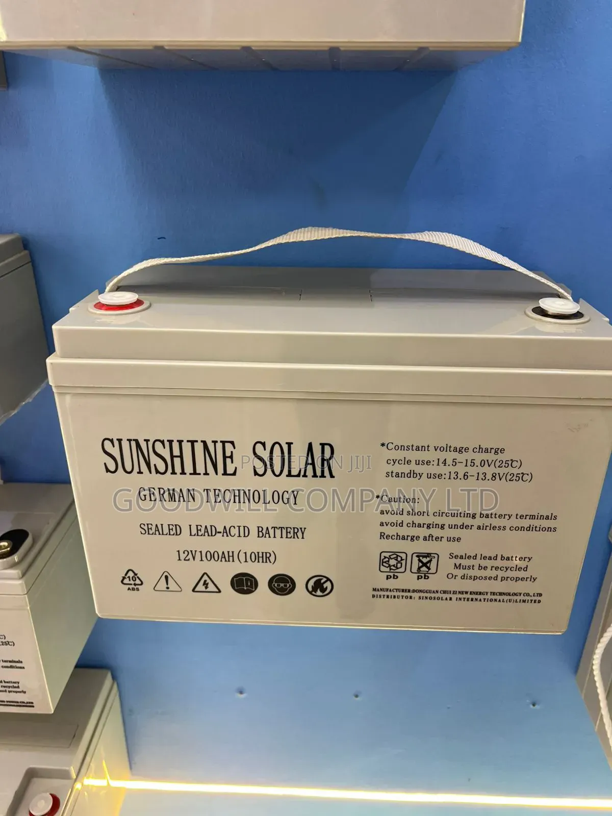 100ah Sunshine Battery