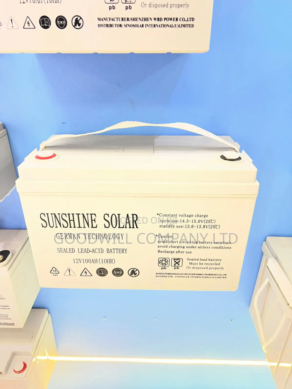 100ah Sunshine Battery