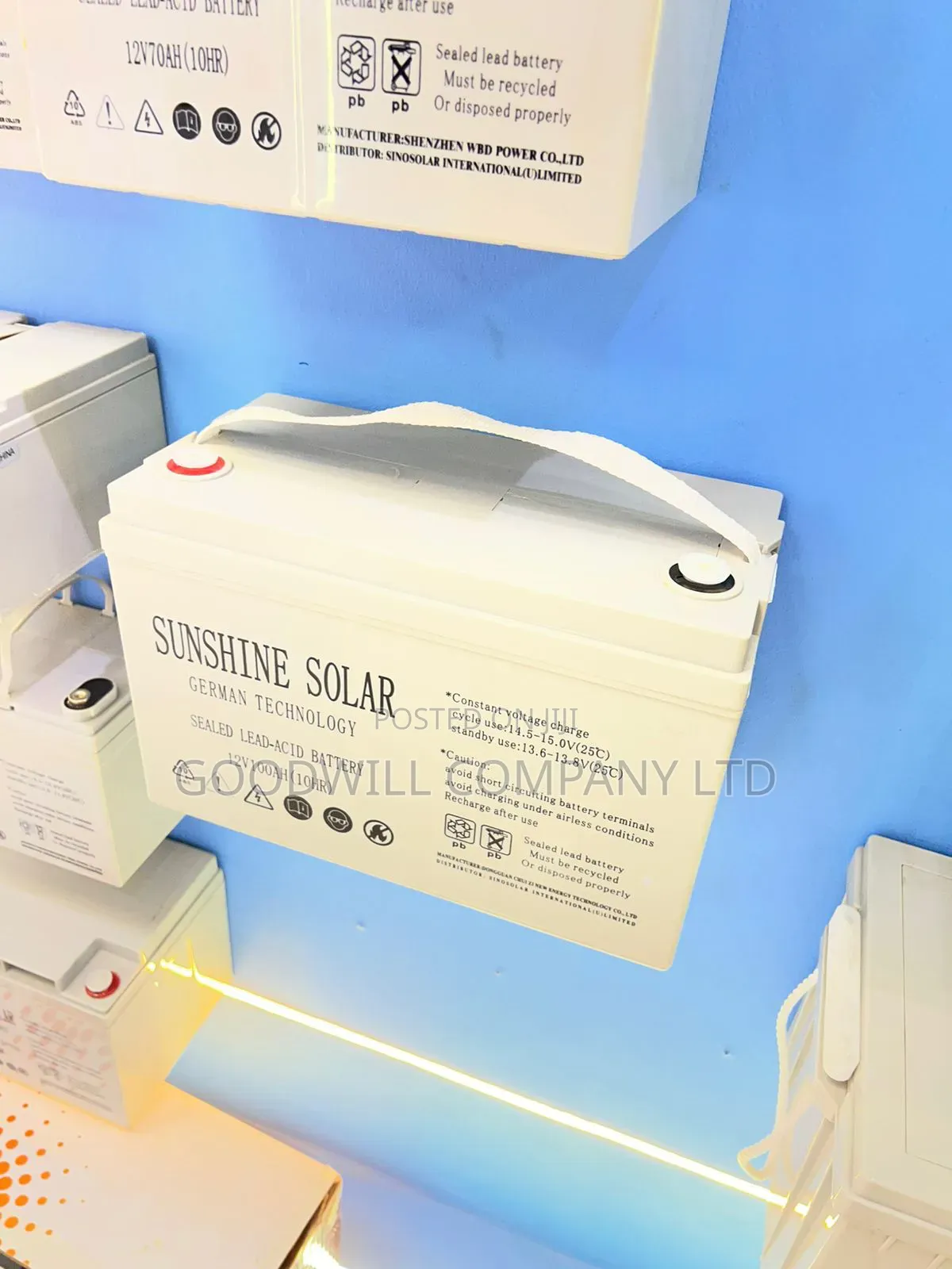 100ah Sunshine Battery