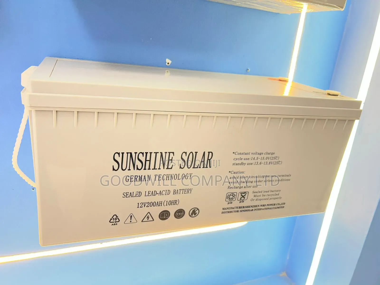 200ah Sunshine Battery