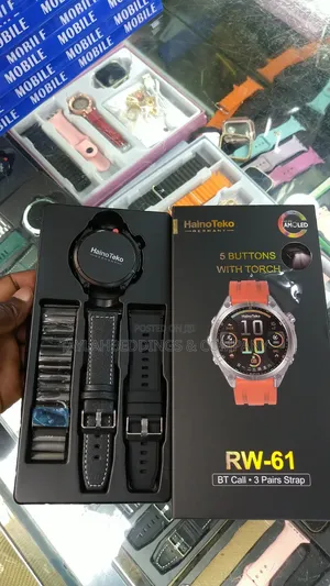 Haino Teko Rw 61 Smart Watch With for Mens 5 Button With Torch Bt Call