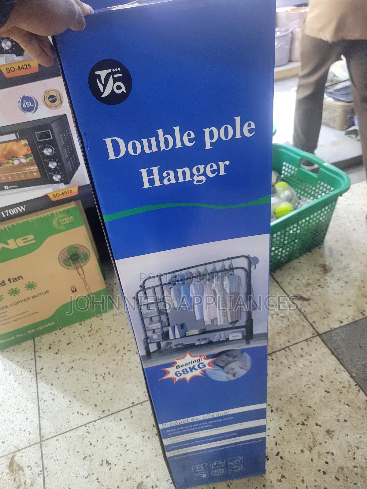 Double Pole Drying Rack 68kgs
