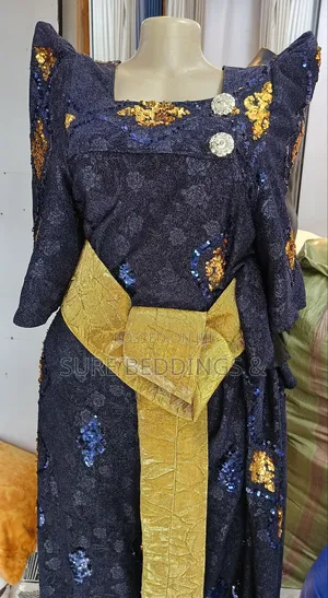 Royal Blue Ready Made Gomesi