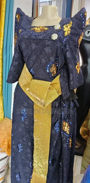 Royal Blue Ready Made Gomesi
