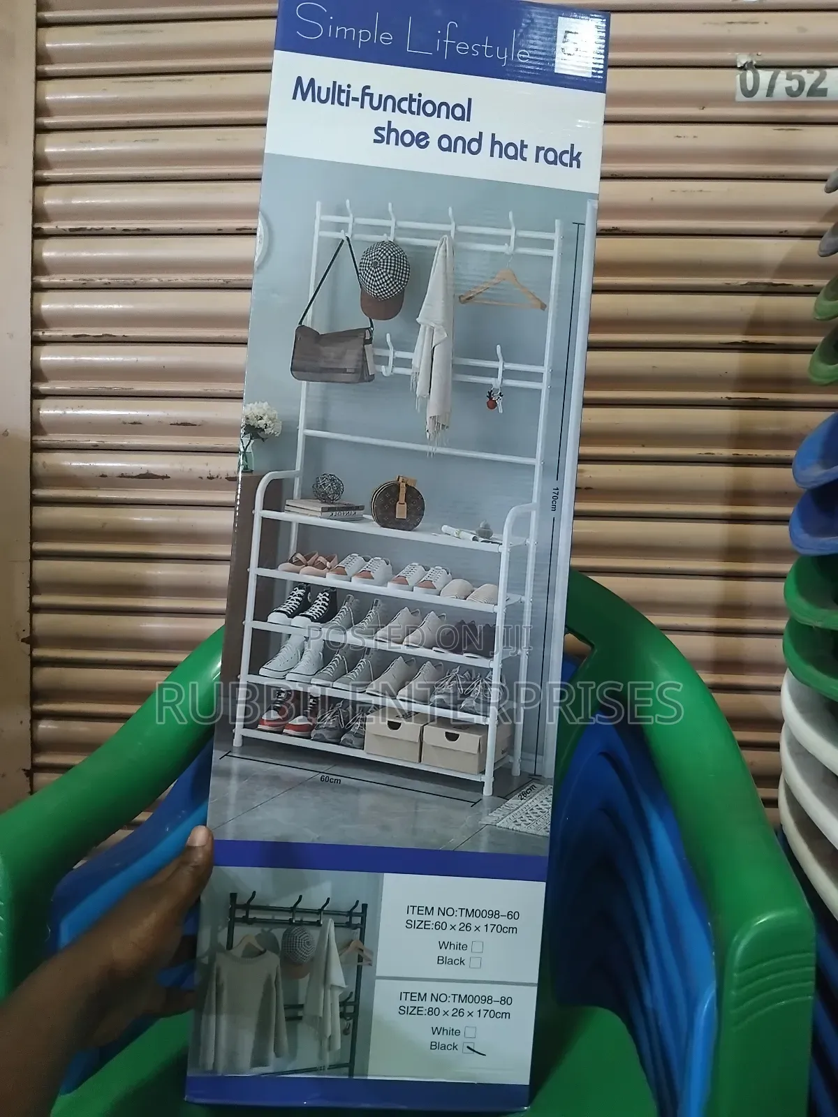 Multi Functional Shoe and Hat Rack